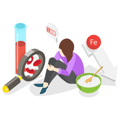 Ilustrasi Kekurangan Zat Besi